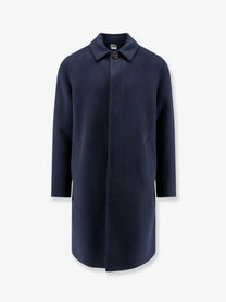 ASPESI Men's Virtuoso Wool Coat Blue