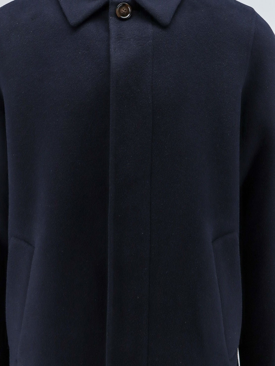 ASPESI Men's Virtuoso Wool Coat Blue
