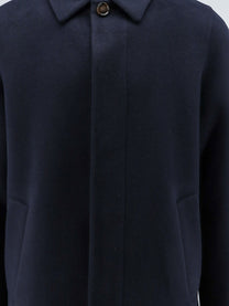 ASPESI Men's Virtuoso Wool Coat Blue