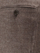 Toteme Women's Viscose and Certified Wool Trousers Beige