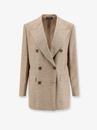 Dolce &amp; Gabbana Women's Viscose and Linen Blazer White