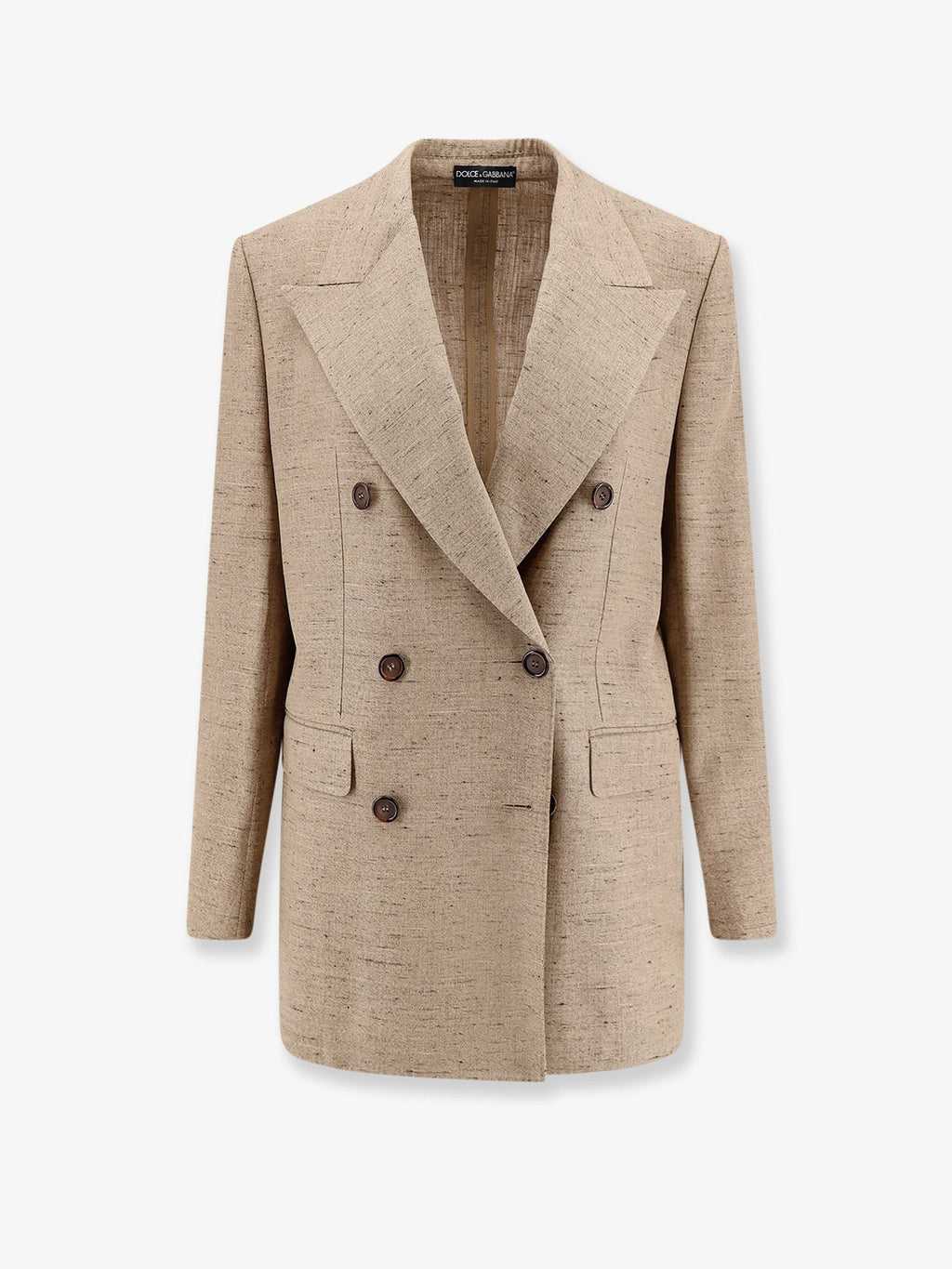 Dolce &amp; Gabbana Women's Double Breasted Blazer Beige