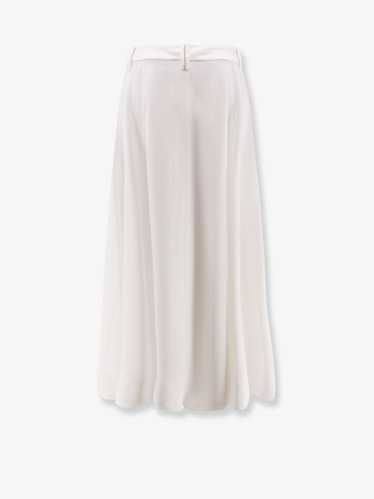 Brunello Cucinelli Women's Sartorial Skirt White