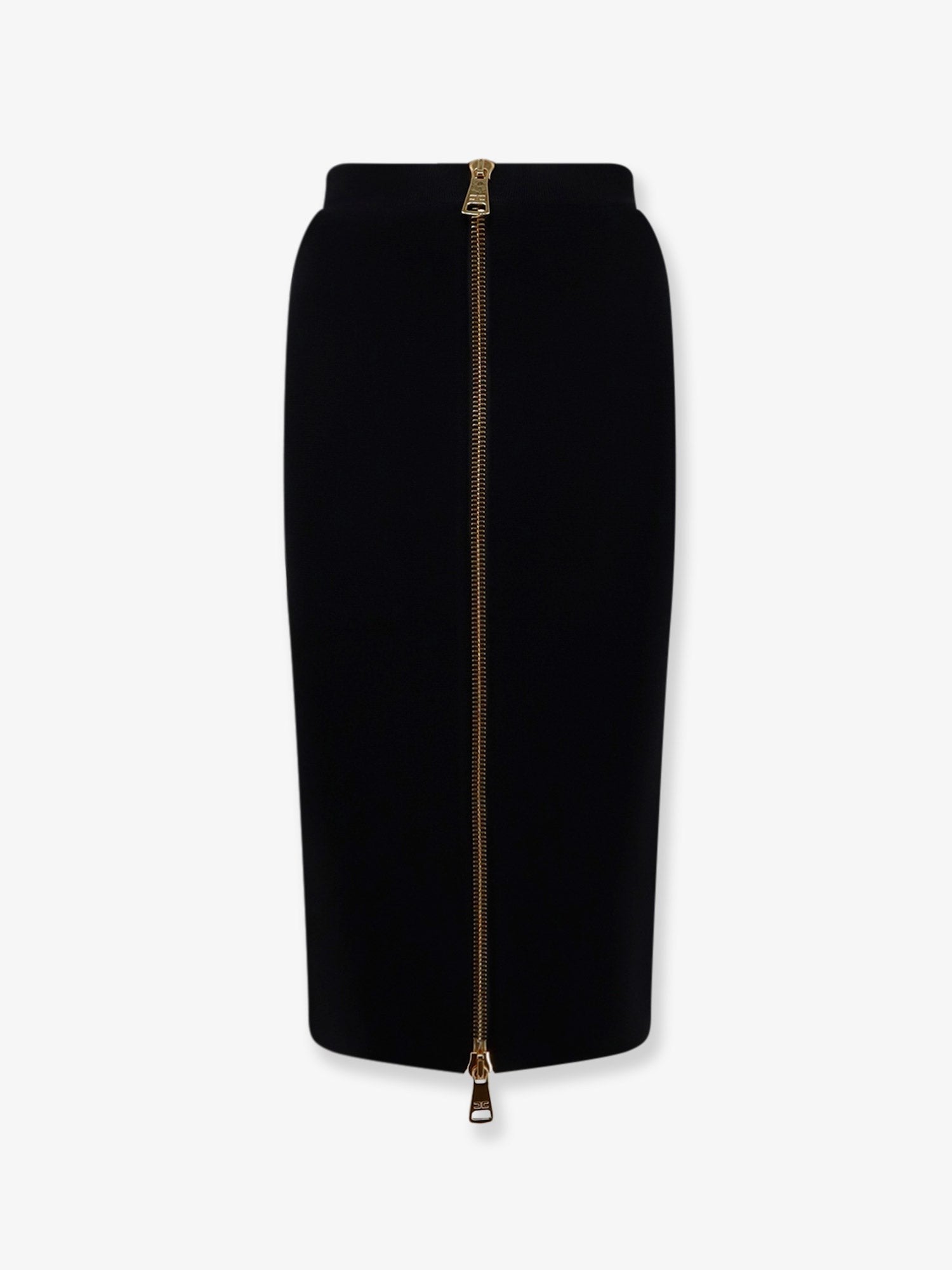 Elisabetta Franchi Women's Viscose and Nylon Skirt Black