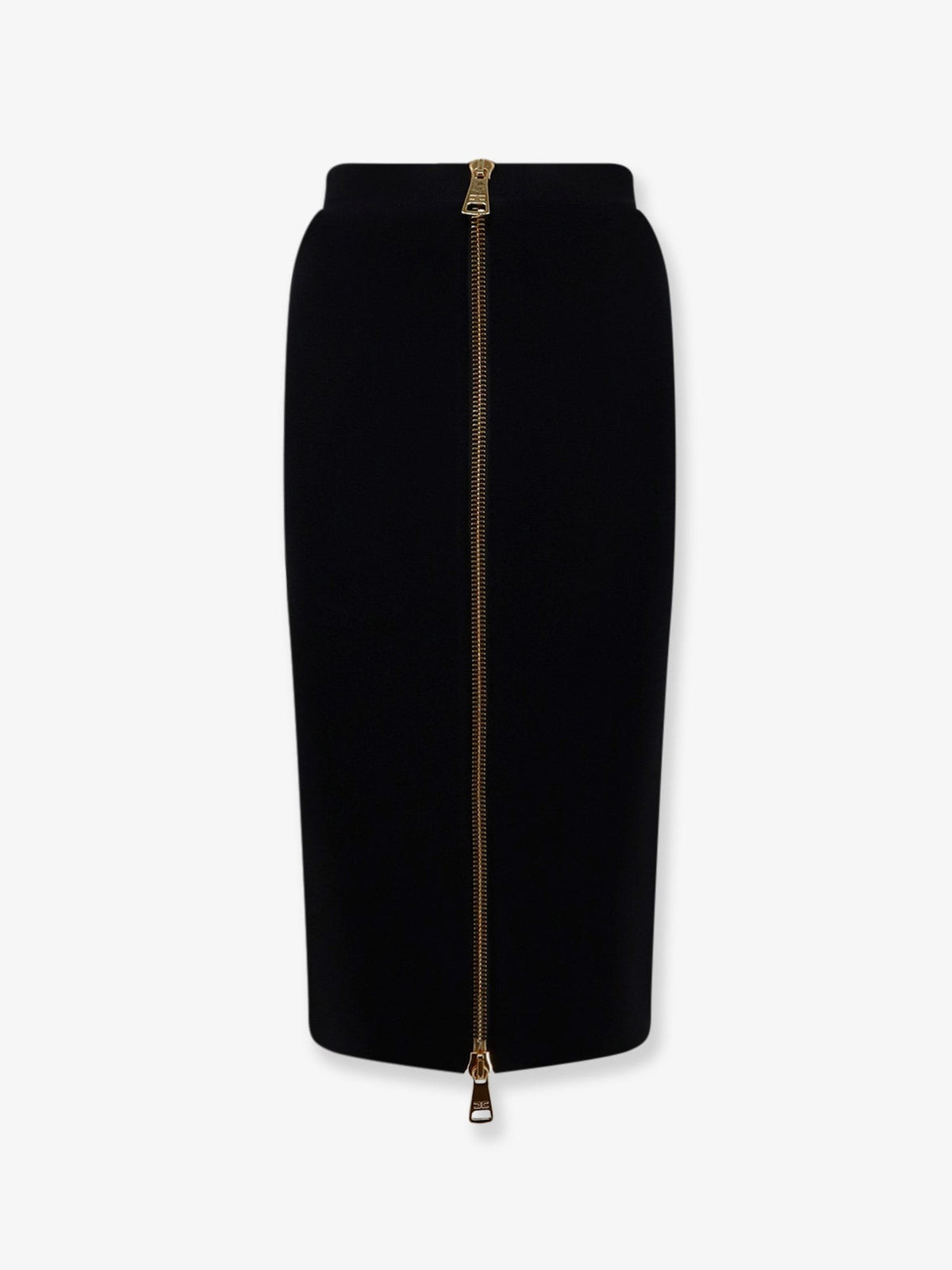 Elisabetta Franchi Women's Viscose and Nylon Skirt Black