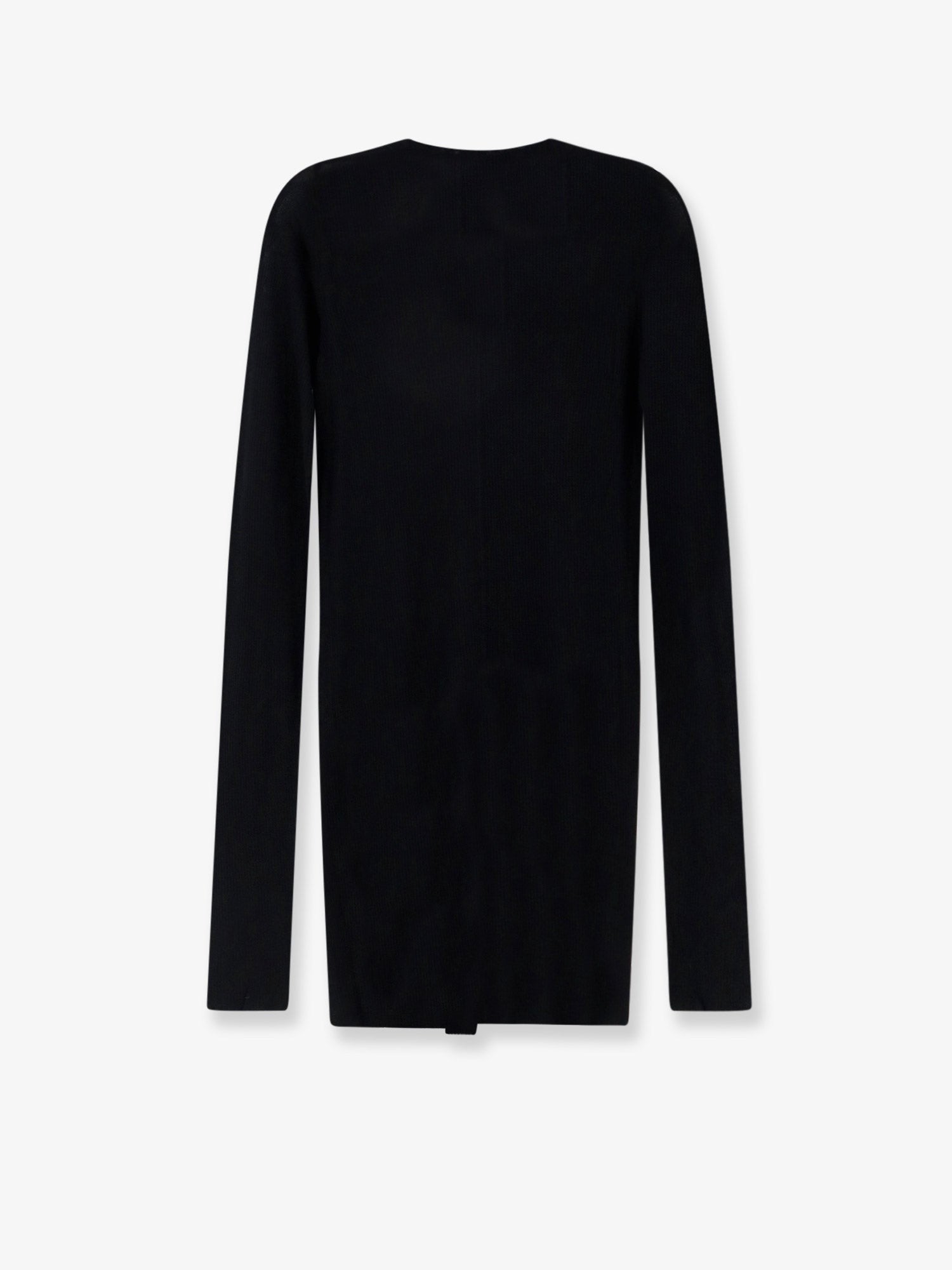 Rick Owens Men's Viscose and Silk Blend Shirt Black