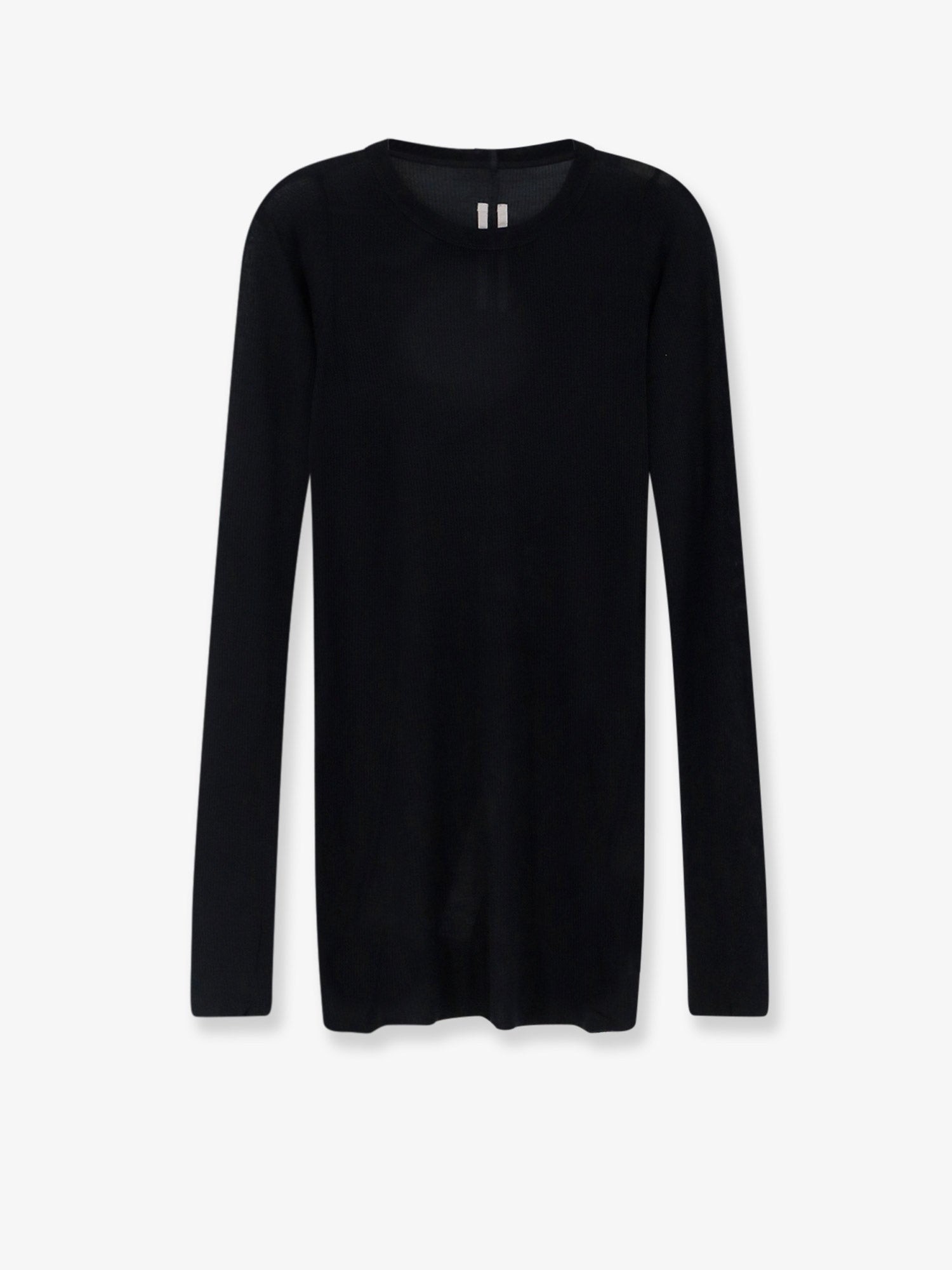 Rick Owens Men's Viscose and Silk Blend Shirt Black