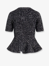 Dior Women's Viscose Blend Cardigan Black