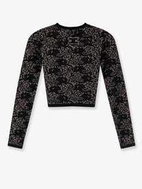 Elisabetta Franchi Women's Viscose Blend Cardigan Black