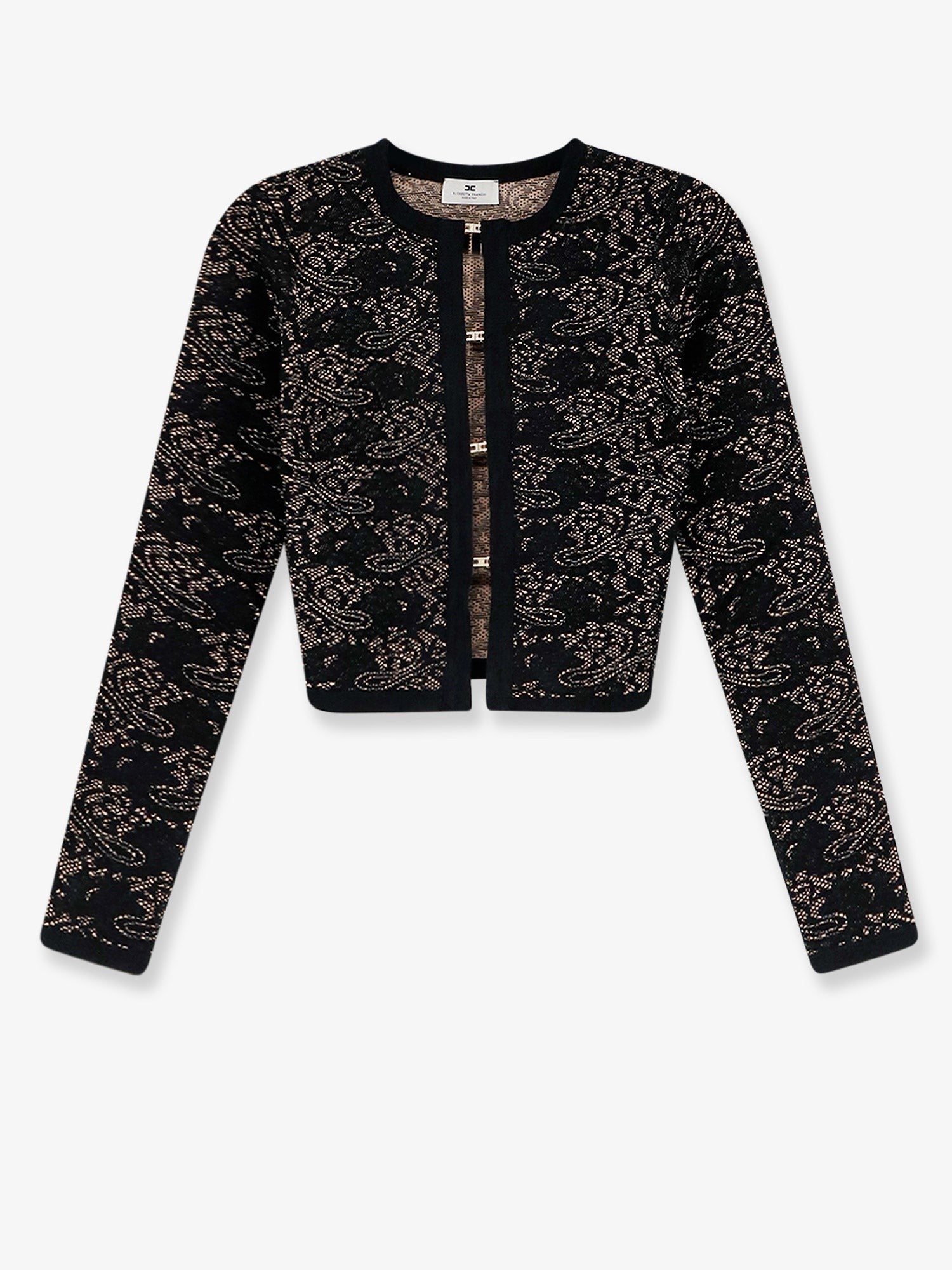 Elisabetta Franchi Women's Viscose Blend Cardigan Black