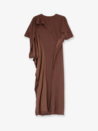 Loewe Women's Viscose Blend Dress Brown, view 2