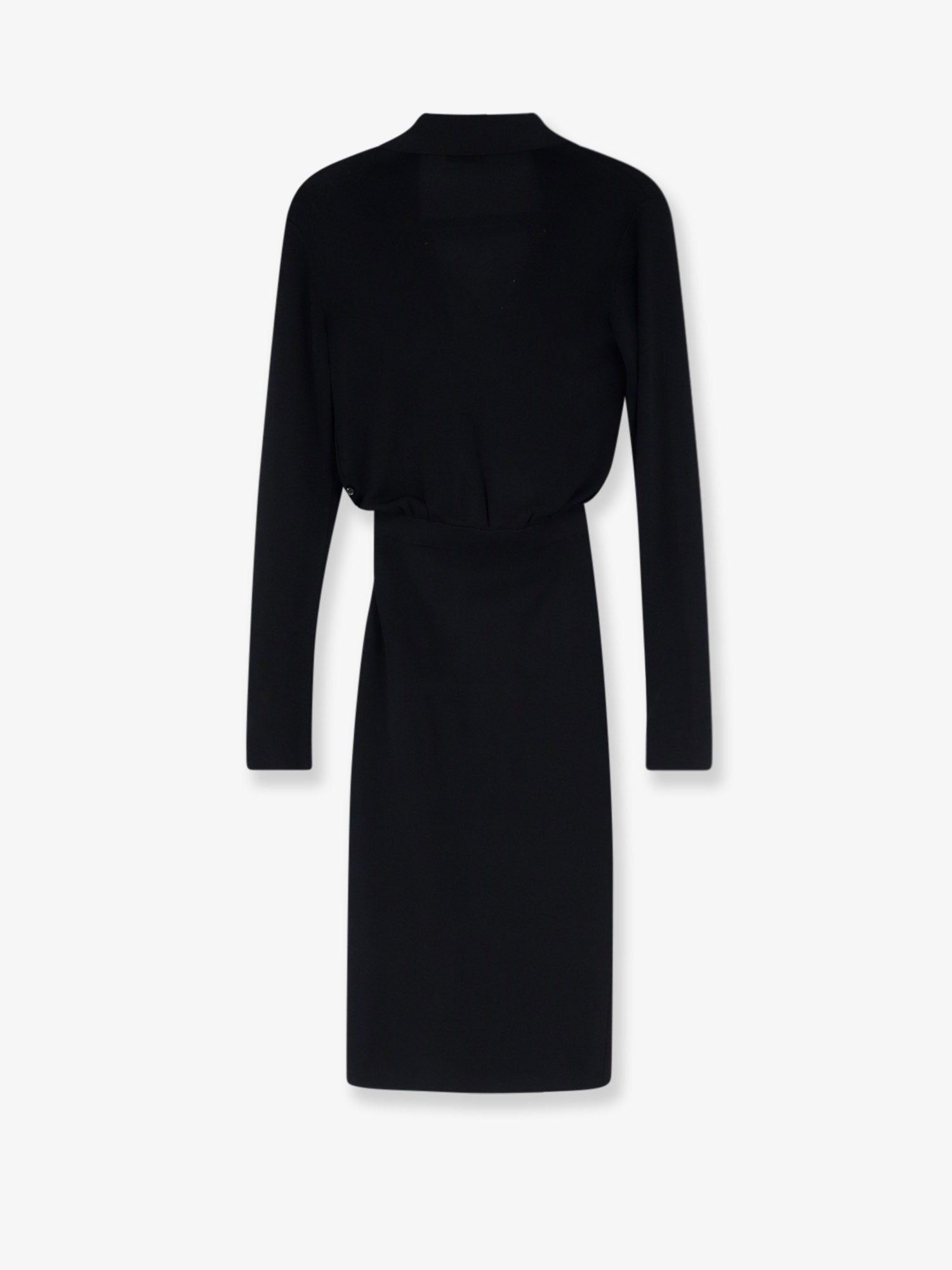 Elisabetta Franchi Women's Viscose Blend Midi Dress Black