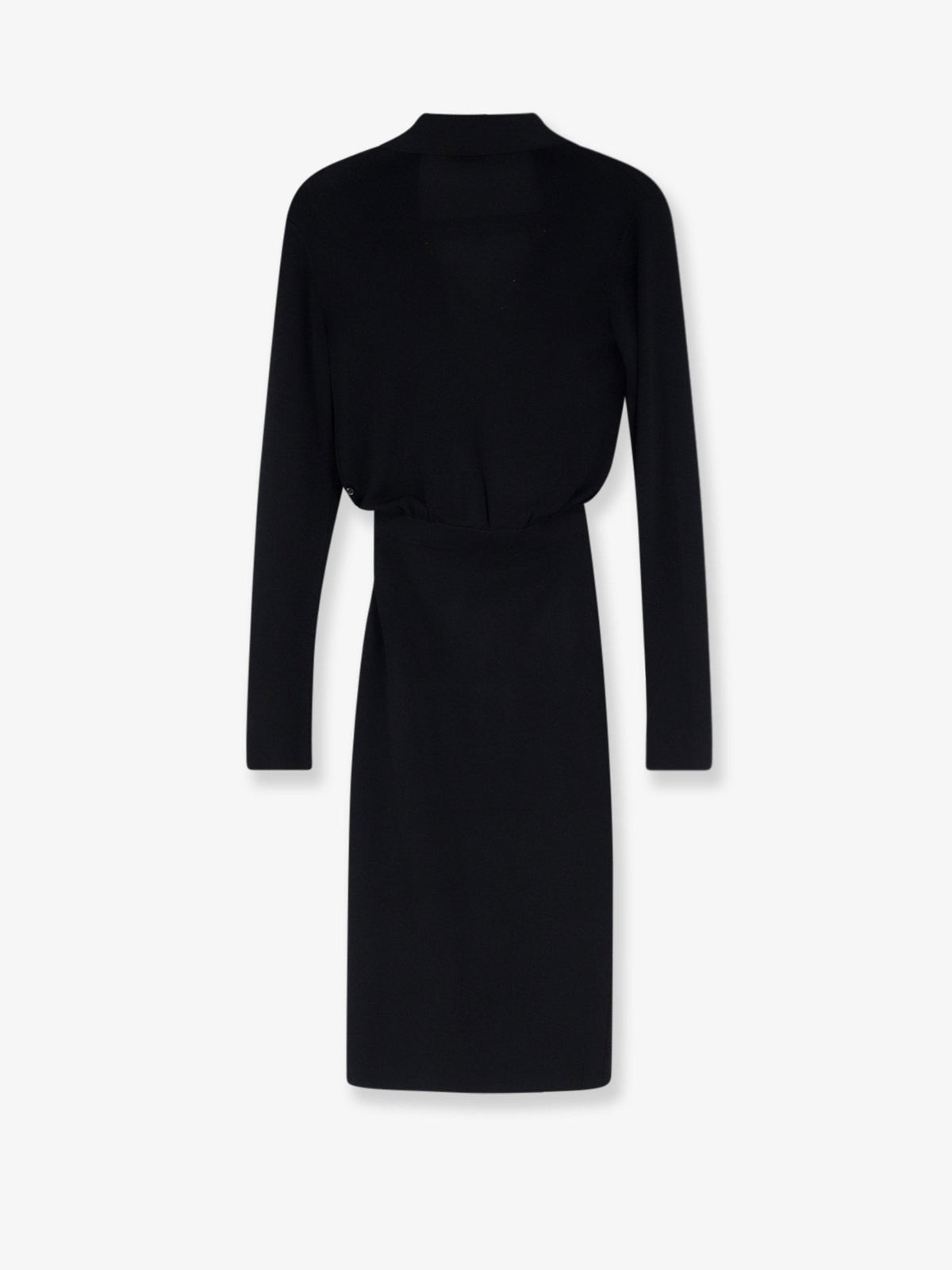 Elisabetta Franchi Women's Viscose Blend Midi Dress Black, view 2