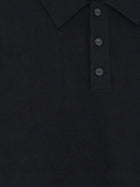 Hevò Men's Viscose Blend Polo Shirt Black, view 3