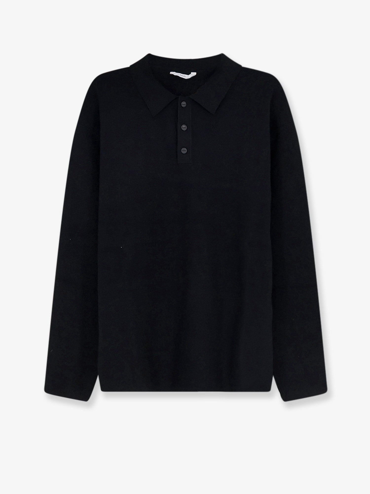 Hevò Men's Viscose Blend Polo Shirt Black