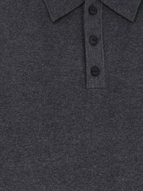 Hevò Men's Viscose Blend Polo Shirt Grey