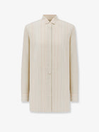 Dries Van Noten Women's Viscose Blend Shirt White