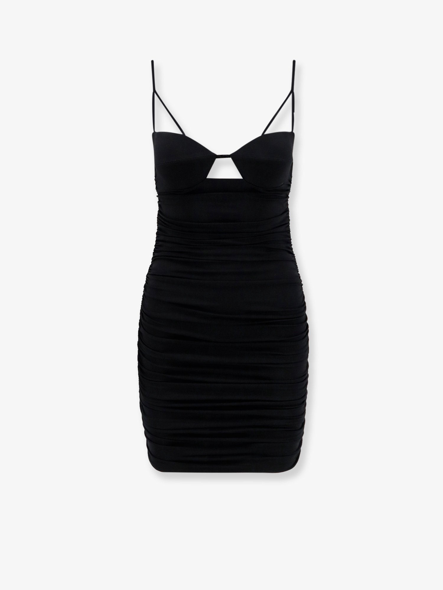 Elisabetta Franchi Women's Viscose Blend Short Dress Black