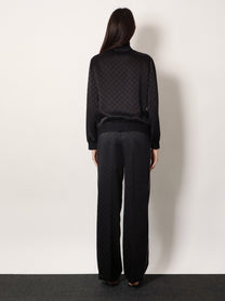 Gucci Women's Viscose Blend Sweatshirt Black