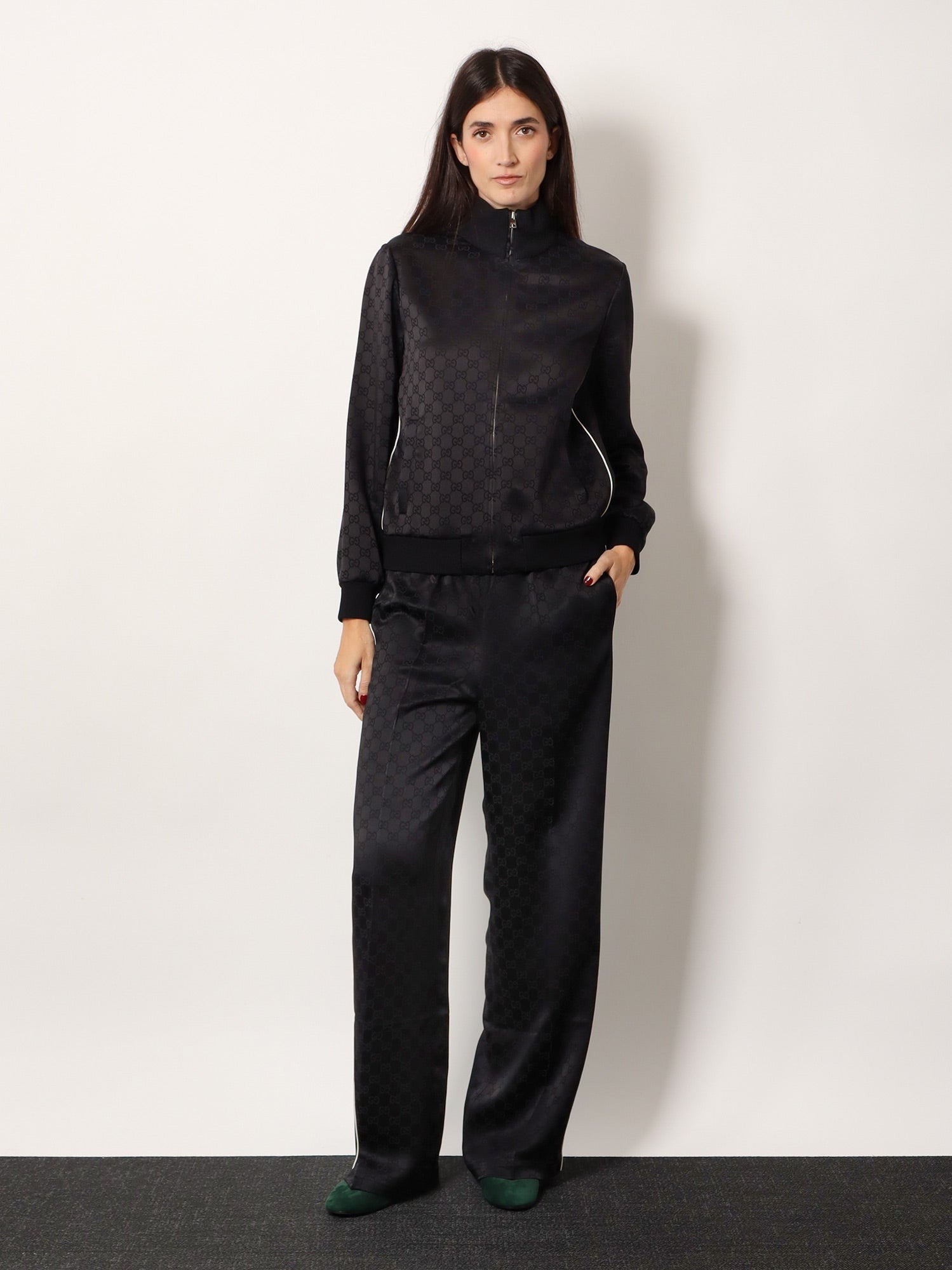 Gucci Women's Viscose Blend Sweatshirt Black