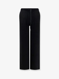 Hevò Men's Viscose Blend Trousers Black
