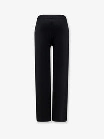 Hevò Men's Viscose Blend Trousers Black