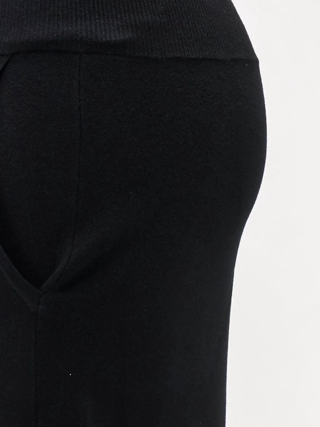 Hevò Women's Viscose Blend Trousers Black