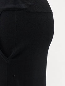 Hevò Women's Viscose Blend Trousers Black