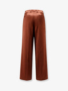 Dries Van Noten Women's Viscose Blend Trousers Choco, view 2