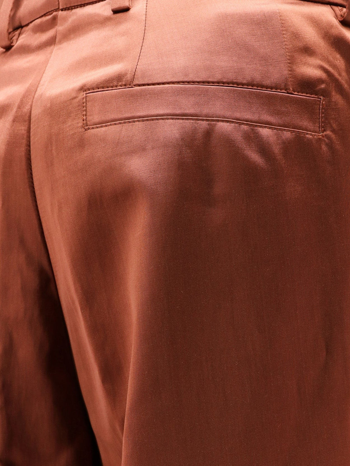 Dries Van Noten Women's Viscose Blend Trousers Choco, view 3