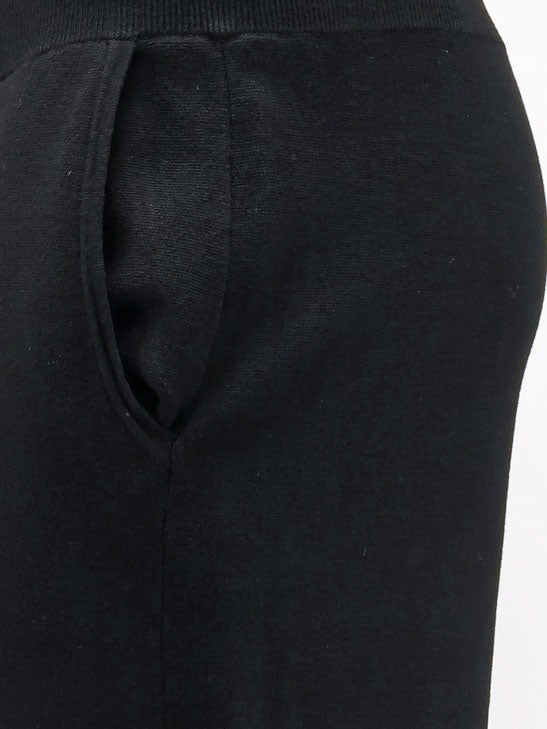 Hevò Men's Viscose Blend Trousers Black