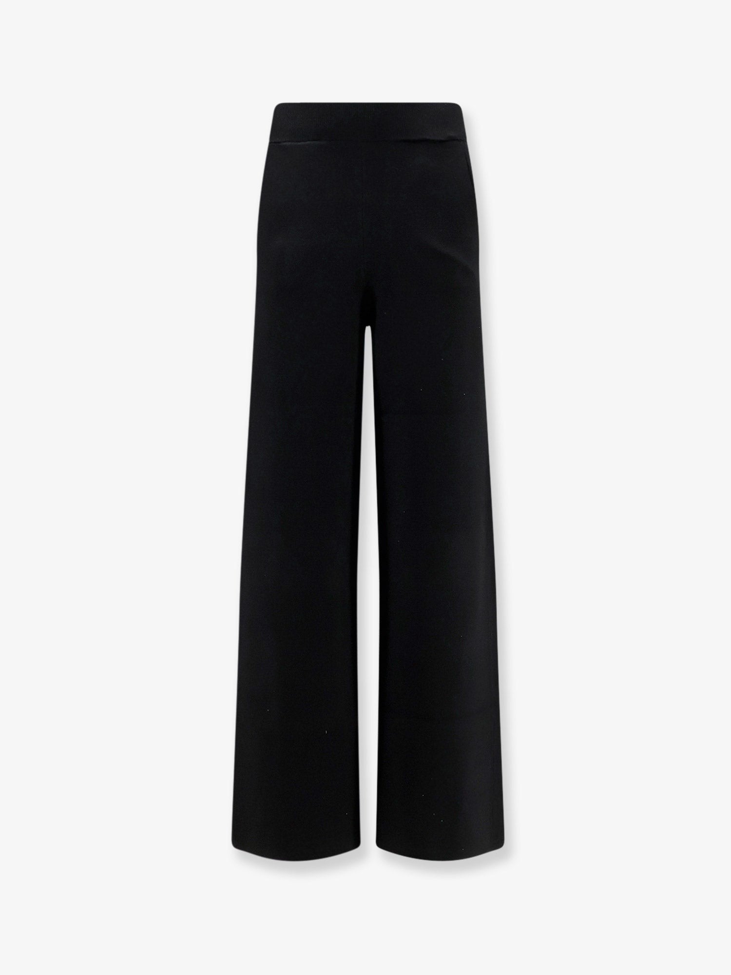 Hevò Women's Viscose Blend Trousers Black