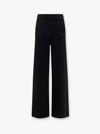 Hevò Women's Viscose Blend Trousers Black