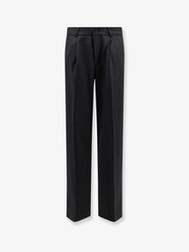 Woodbird Men's Viscose Blend Trousers Black