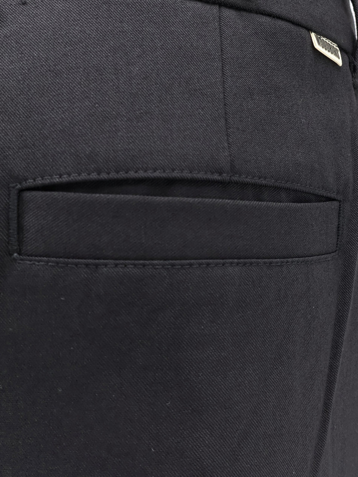 Woodbird Men's Viscose Blend Trousers Black