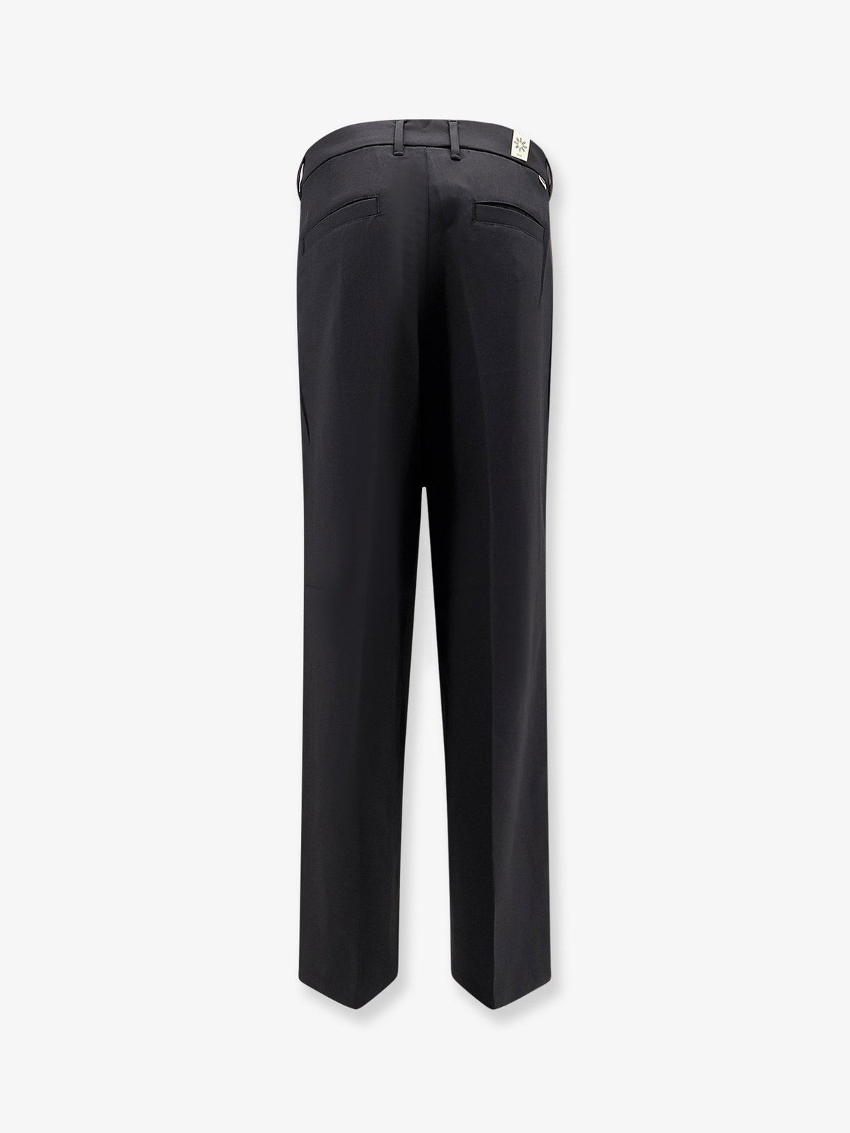 Woodbird Men's Viscose Blend Trousers Black