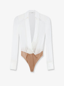 Elisabetta Franchi Women's Viscose Body Shirt White