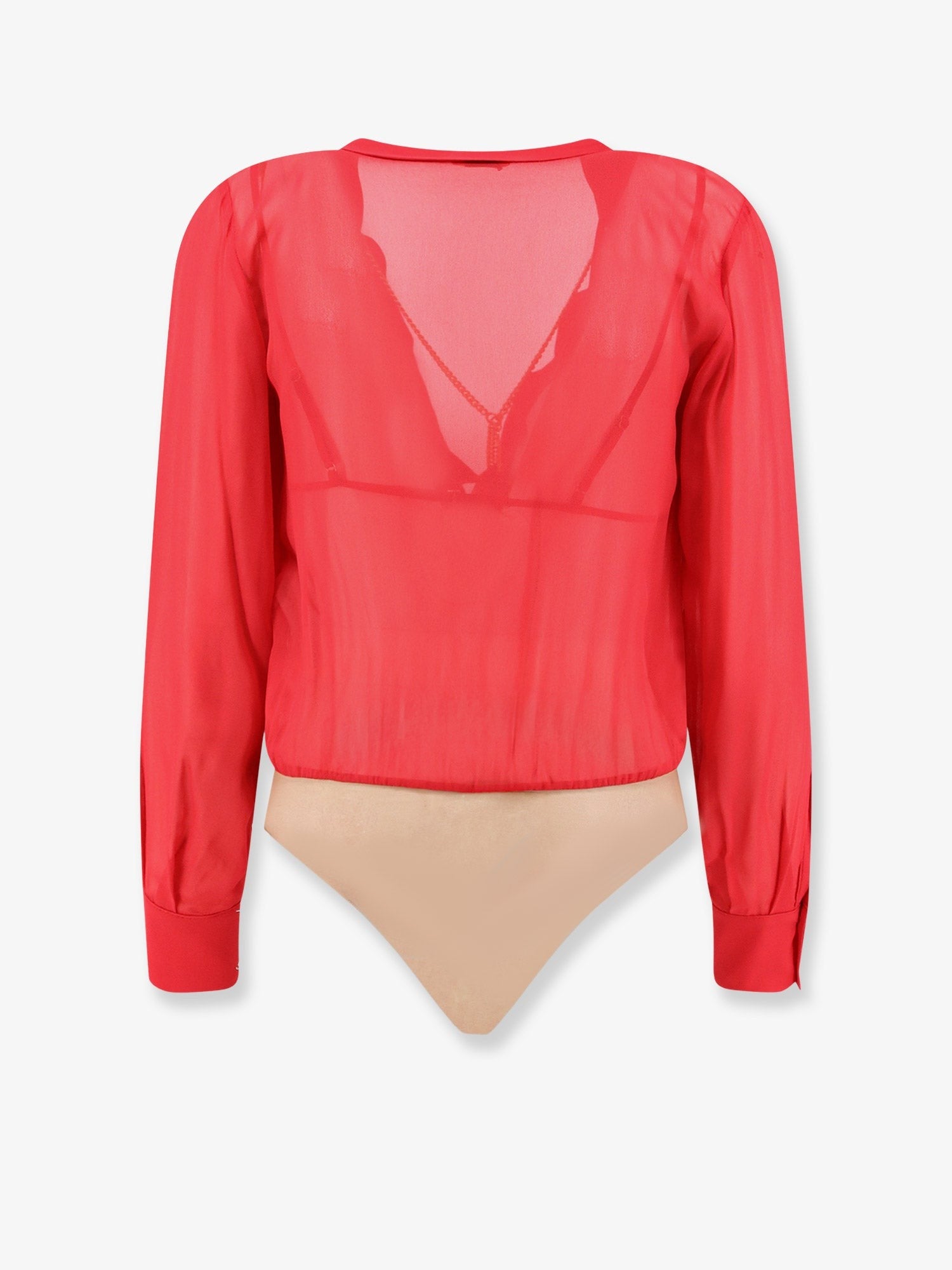 Elisabetta Franchi Women's Viscose Body Shirt Red