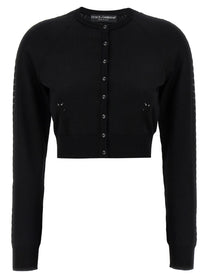 Dolce &amp; Gabbana Viscose Cardigan Black
