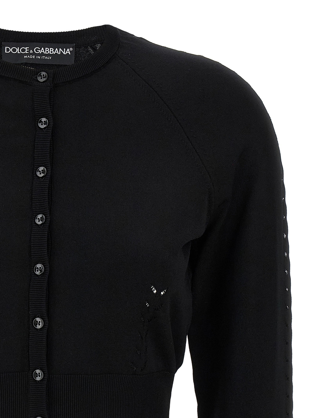 Dolce &amp; Gabbana Viscose Cardigan Black