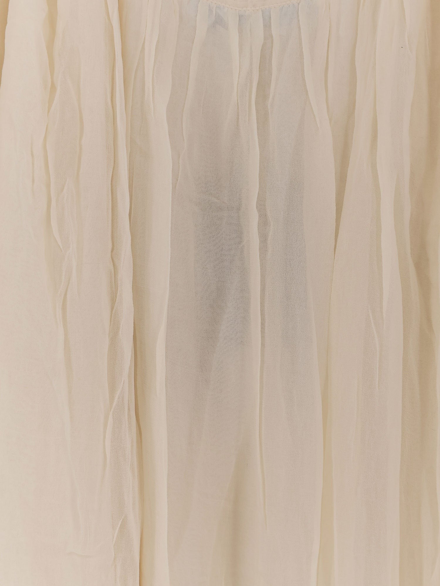 Mes Demoiselles Women's Viscose Crash Long Dress White