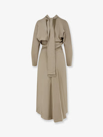 Toteme Women's Viscose Dress Beige