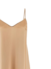 Ferragamo Viscose Dress Beige