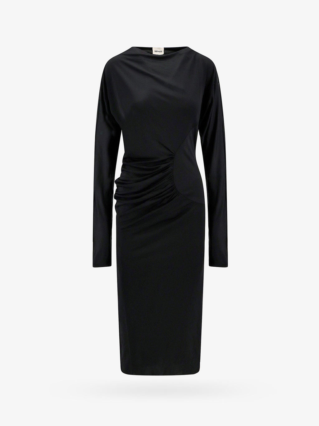 Khaite Women's Viscose Long Dress Black