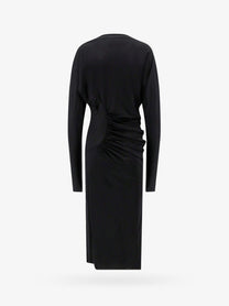 Khaite Women's Viscose Long Dress Black