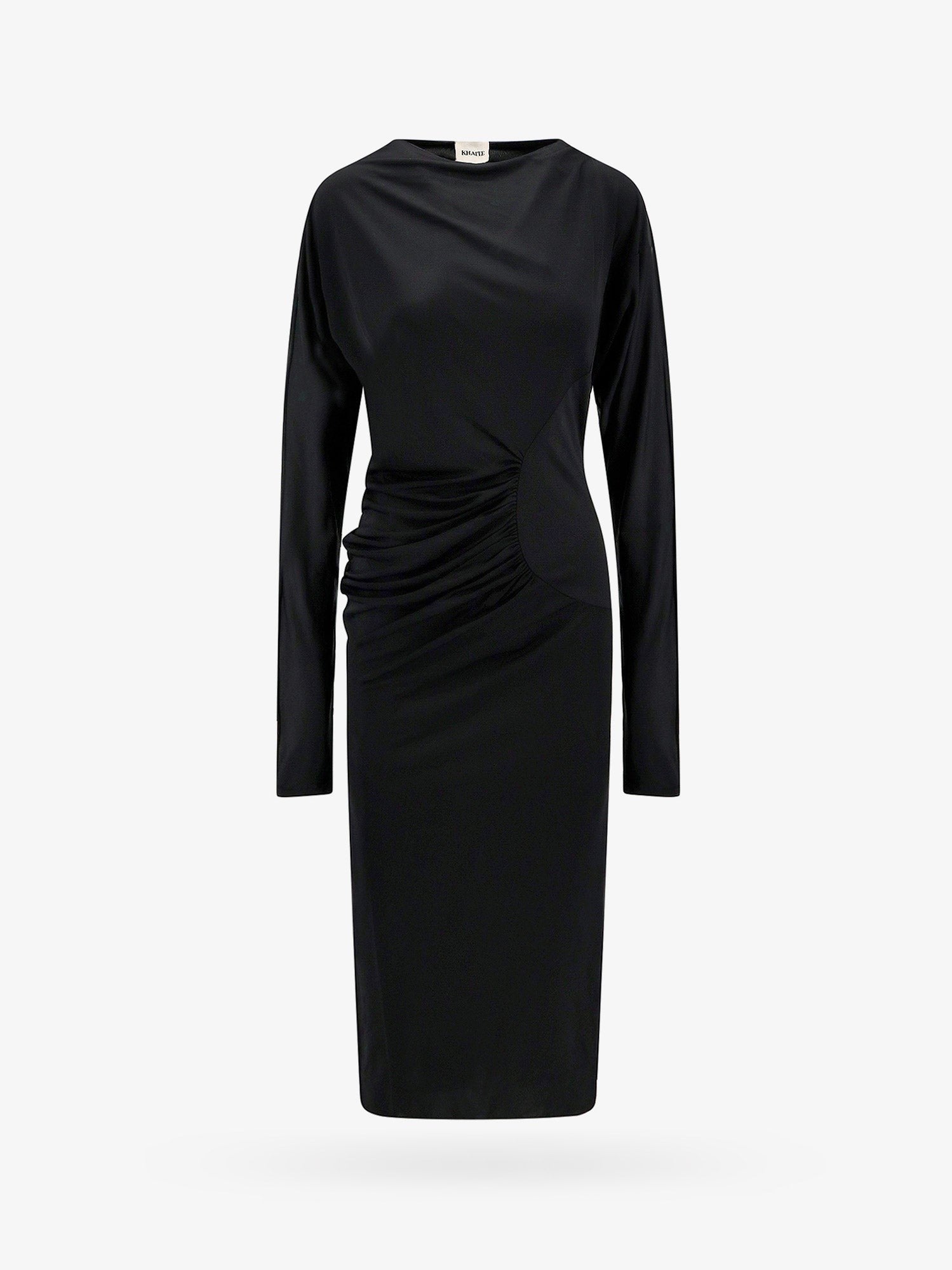 Khaite Women's Viscose Long Dress Black