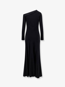 Alberta Ferretti Women's Viscose Long Dress Black