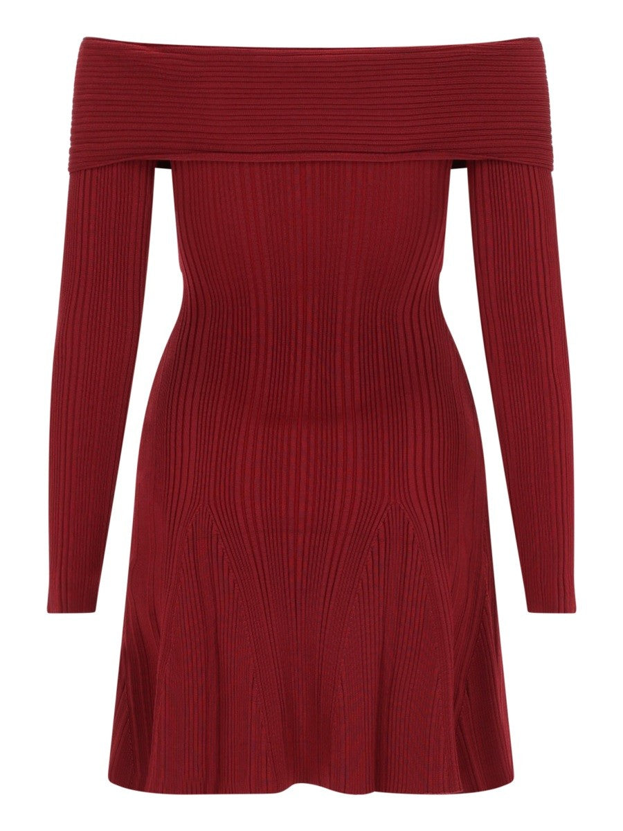 self-portrait Women's Viscose Mini Dress Red