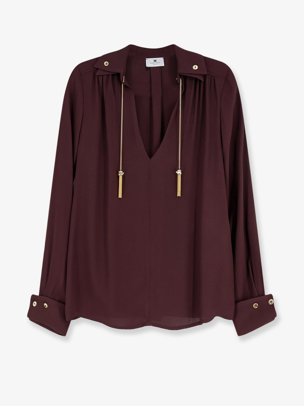 Elisabetta Franchi Women's Viscose Shirt Brown