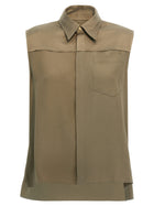 Ami Paris Viscose Shirt Grey